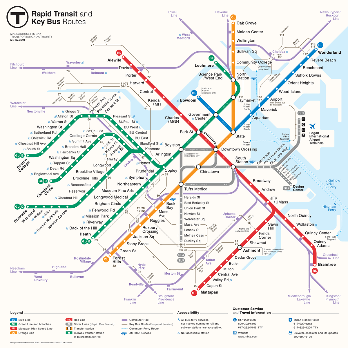 boston  rapid transit map diagram mbta scheme t map brt public transport subway metro rail bus infographics