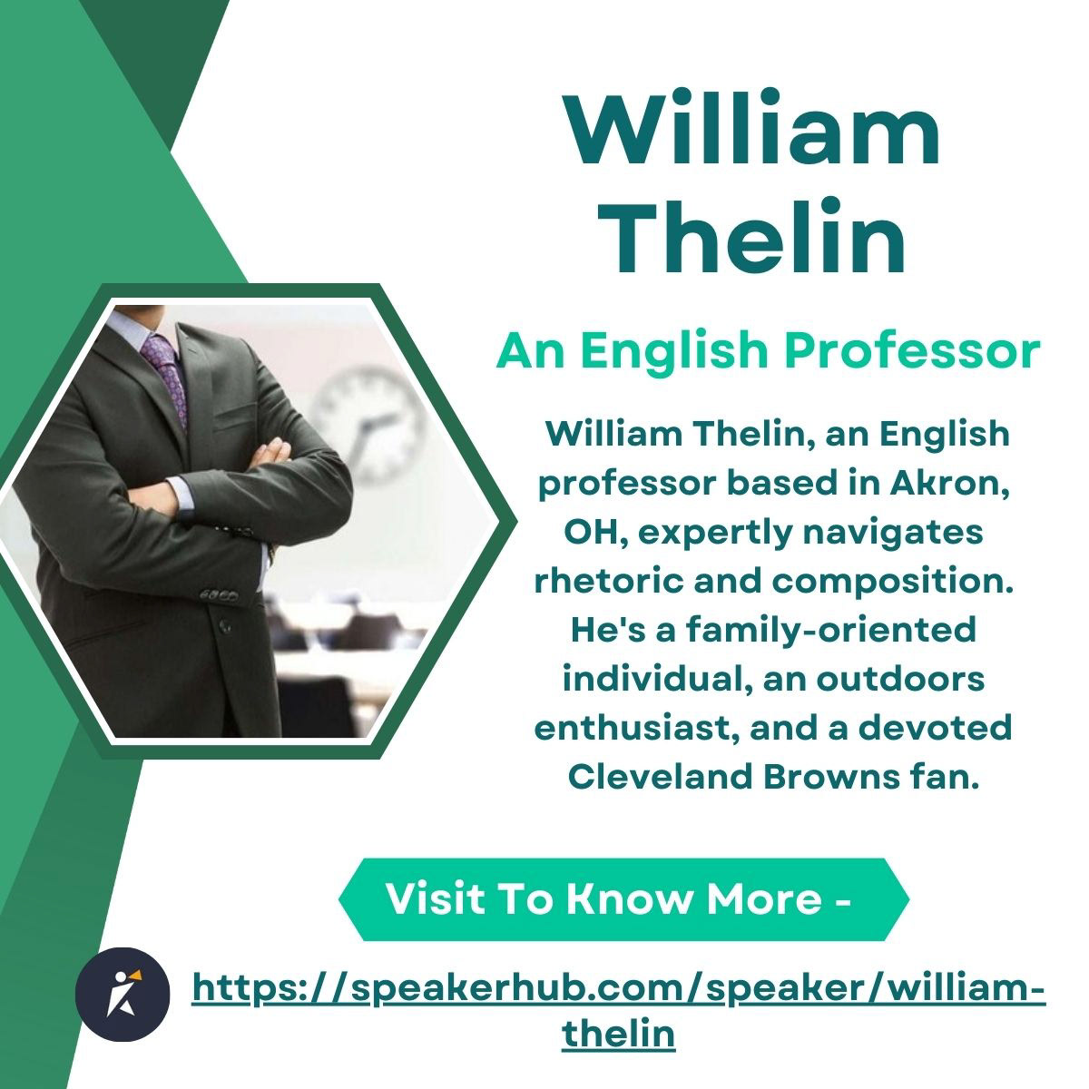 akron A Dedicated Father An Avid Writer An English Professor William Thelin