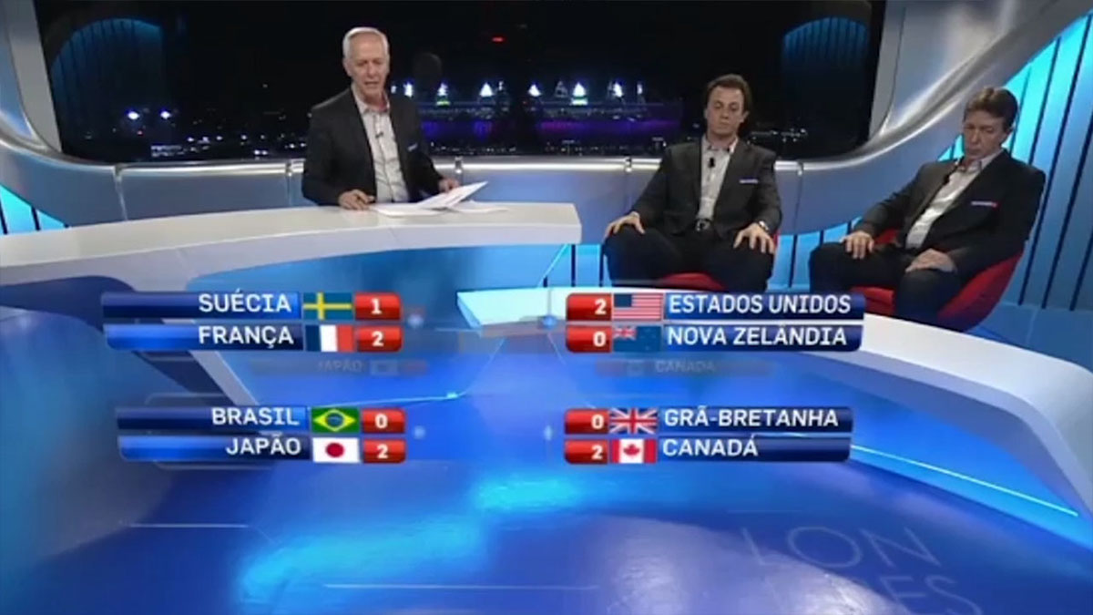 Virt  virtual set Globosat Broadcast Graphics 2012 Olympics