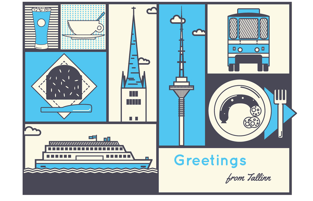 Adobe Portfolio Tallinn Estonia Greetings card Travel