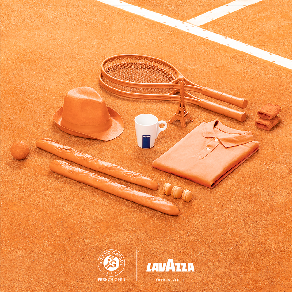 tennis Lavazza color australiaopen RolandGarros wimbledon USopen grandslam Tournament Coffee