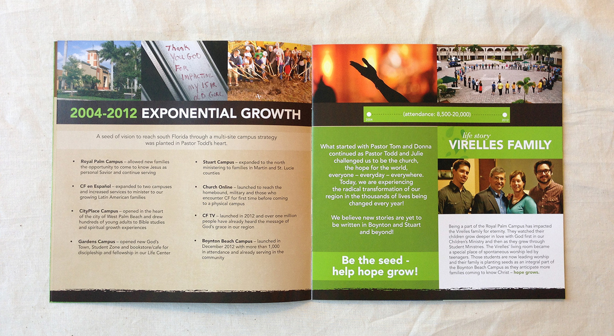 Layout print church brochure Booklet infographic Layout
