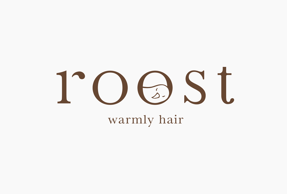 roost Hair Salon beauty salon 美容室 VI Design logo mark logo bird animal
