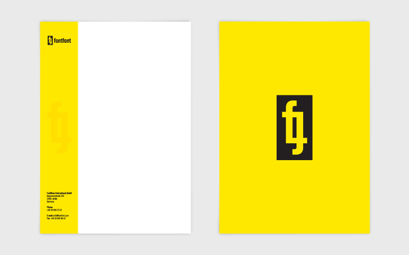 brand type monogram font FontFont corporate identity Logotype foundry