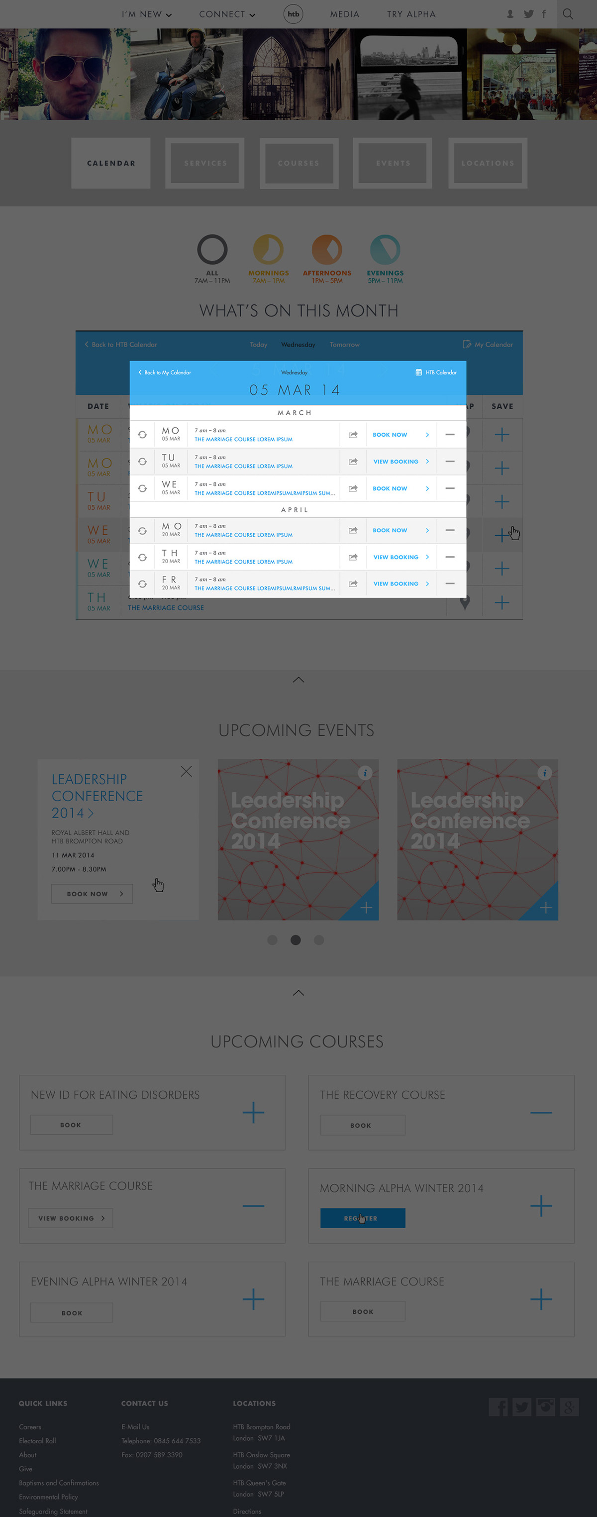community home calendar user interface blue Responsive interactive clean ux UI Website Rebrand Interface mobile