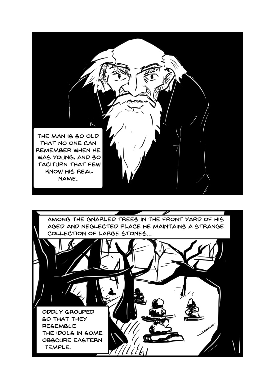 comic lovecraft book ILLUSTRATION  Drawing  Terrible Old Man