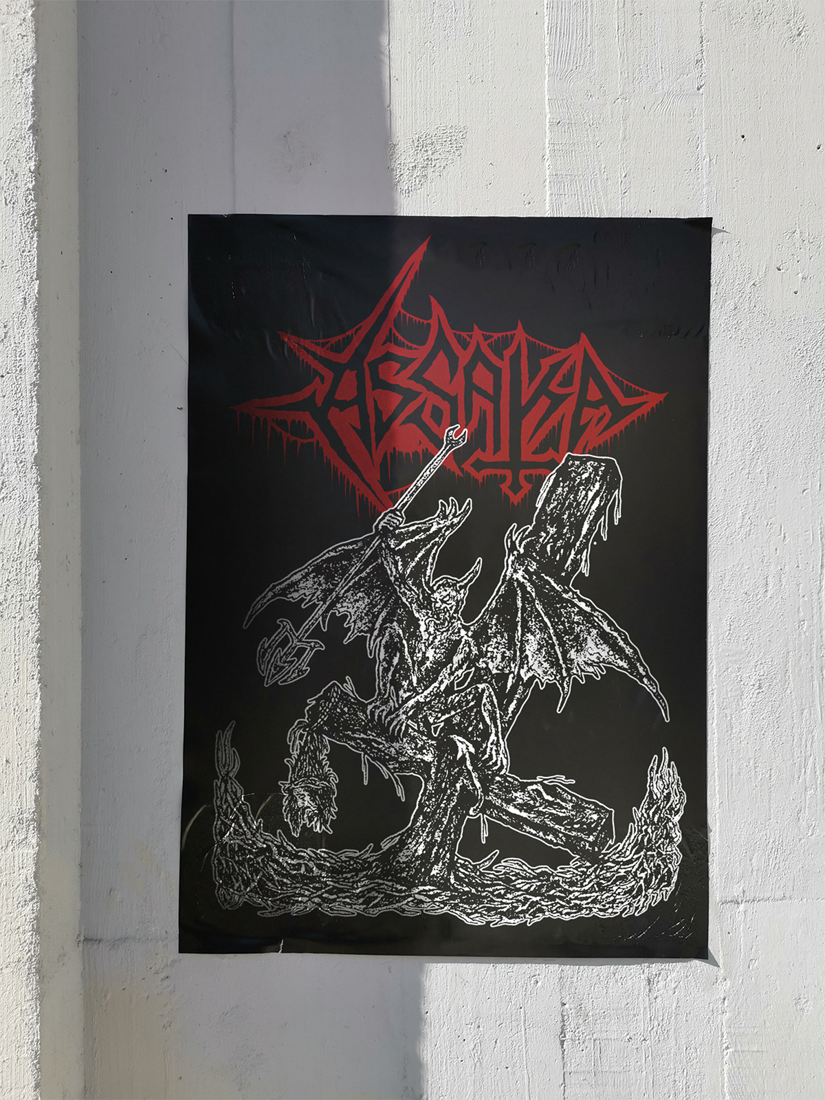 Blackmetal death metal skull Xerox Drawing  Drawing Illustration hand drawn artwork cover Covermusic