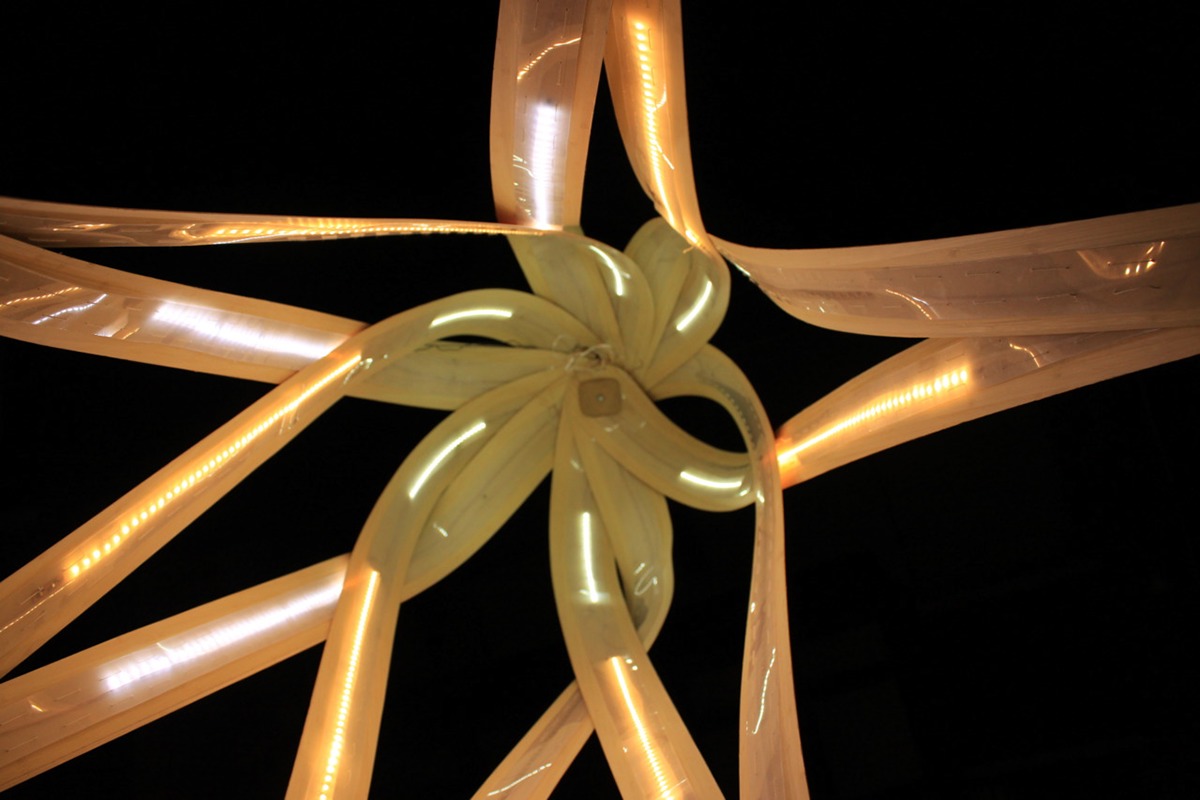living lights giant light living bamboo light sculpture sculpture museum display interactive sculpture