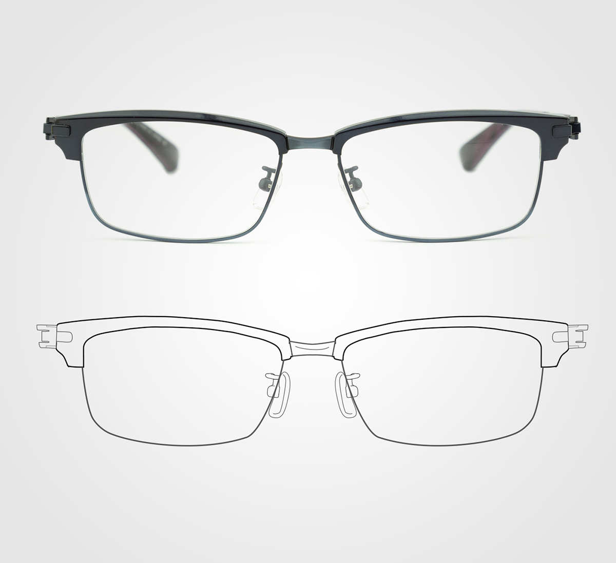 vector glasses spectacles