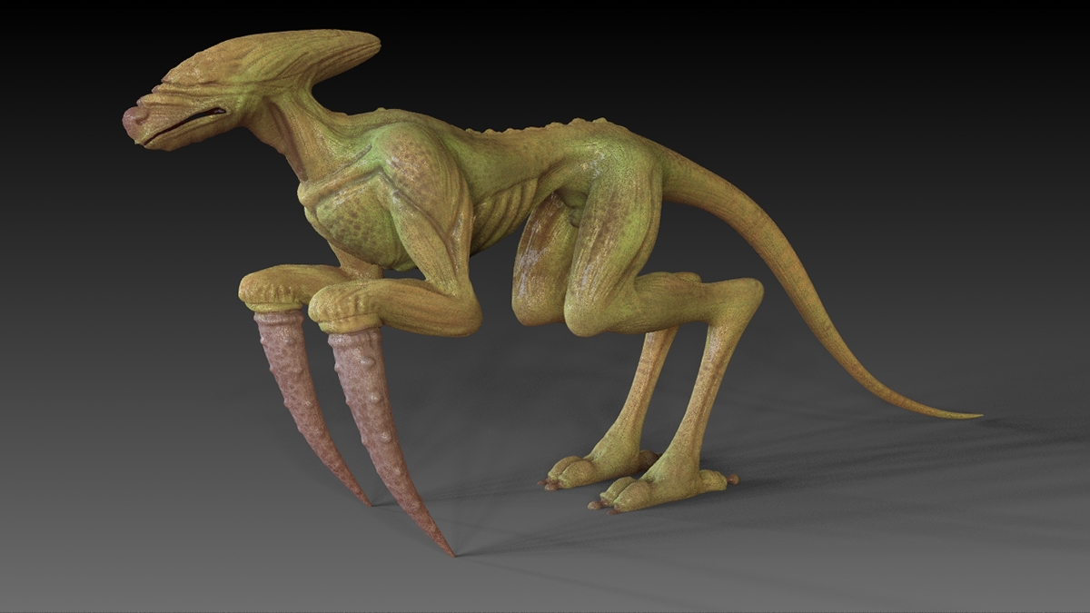 creature Creature Design 3D concept art animal alien Zbrush Maya 3dmax sculpture digital