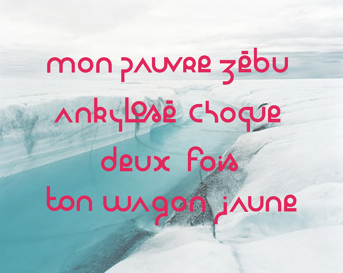 Inuit Greenland Typeface font cultural