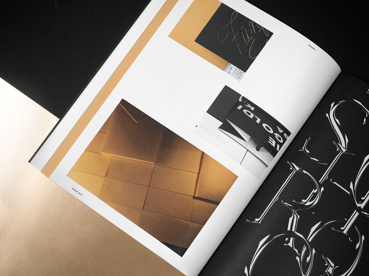 fine paper print finishing scodix gold Digital Printing typografie grafik Magazine design