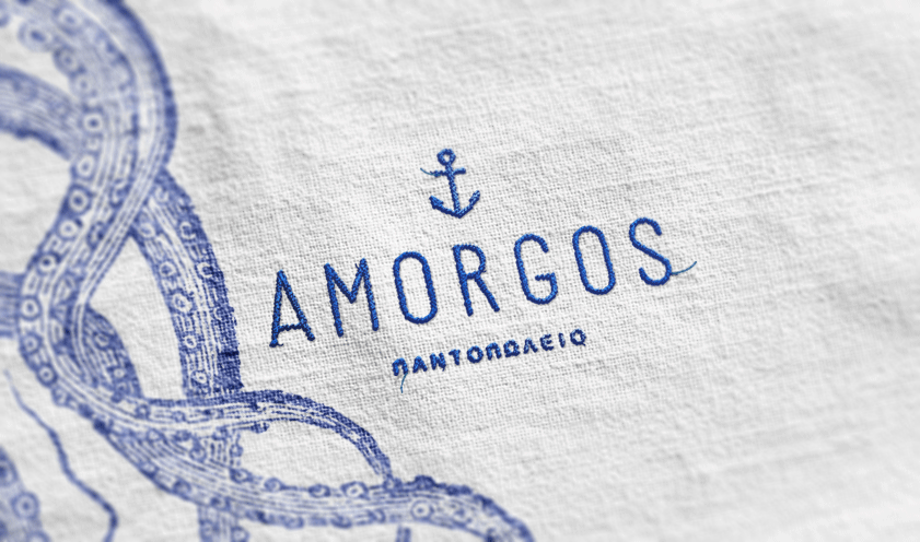 amorgos greek Food  cyclades design pier branding 