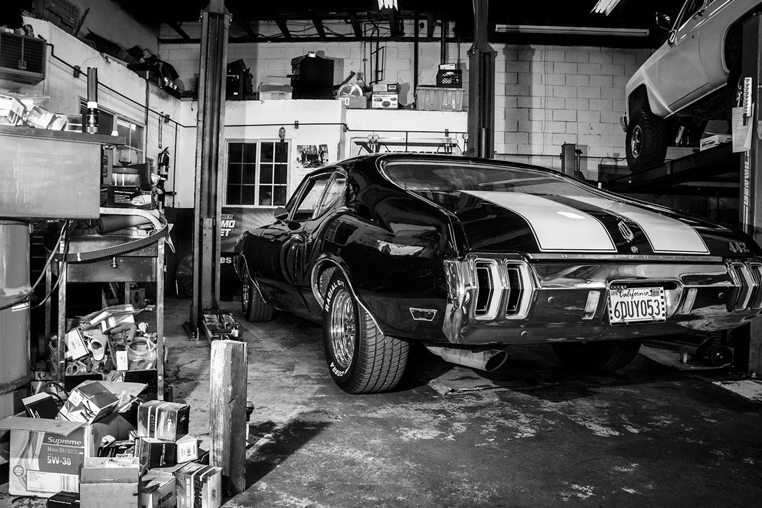 car culture car personalities Mustang auto repair shop Nova Mechanic