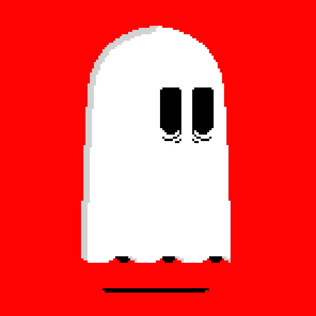 Ghost animated pixel art on Behance