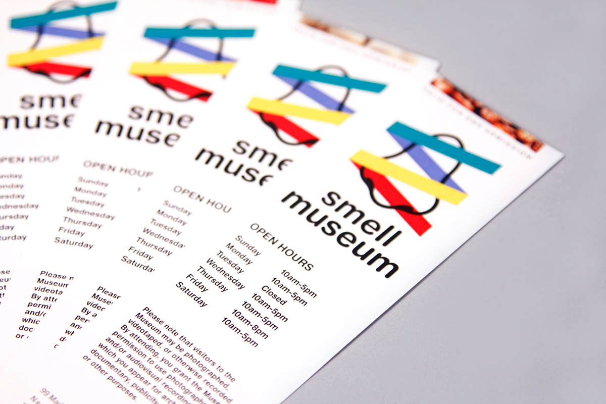 logo museum tickets brochure