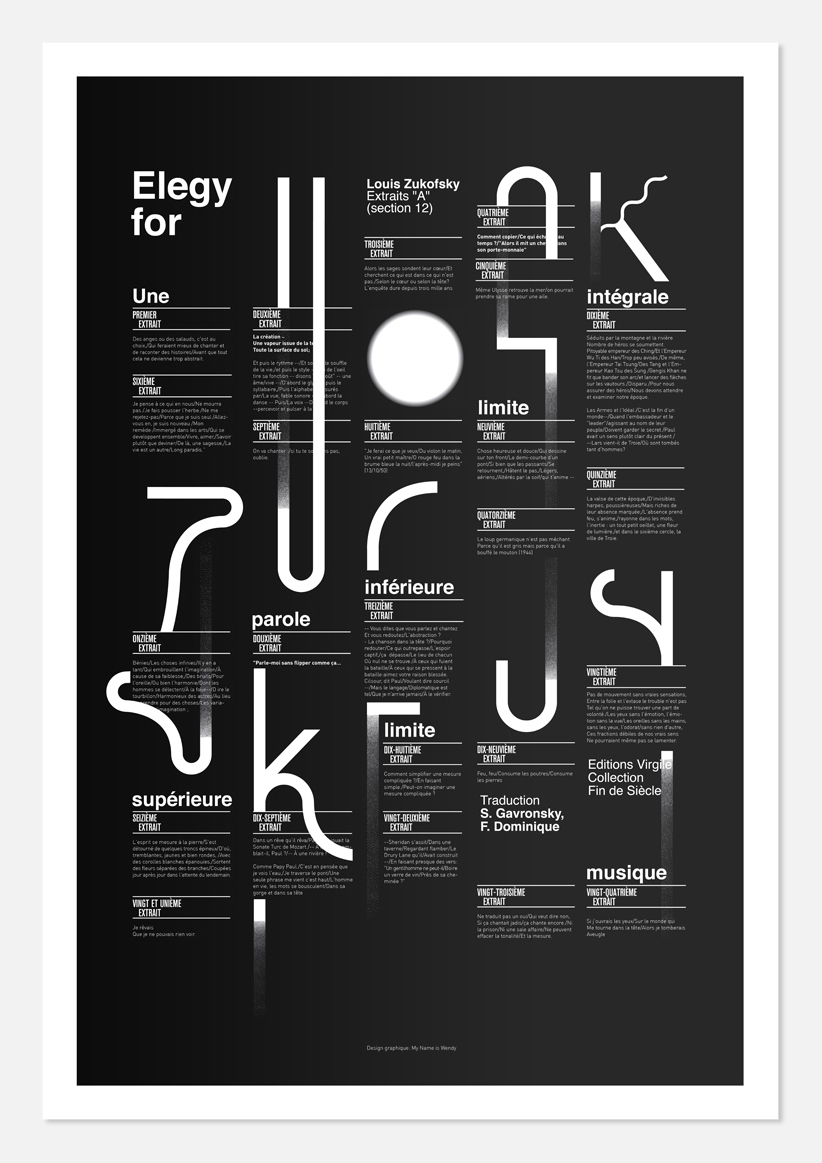 Poster created for Ficciones typografika by Erik Brandt