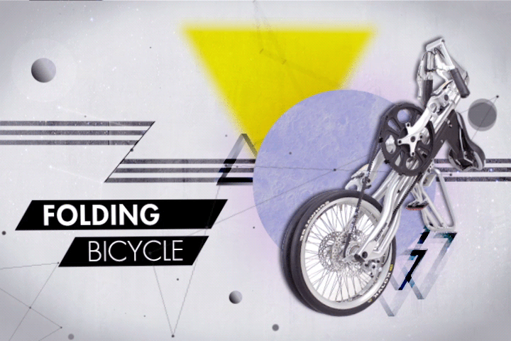 strida Bike triangle stirda Bicycle digital