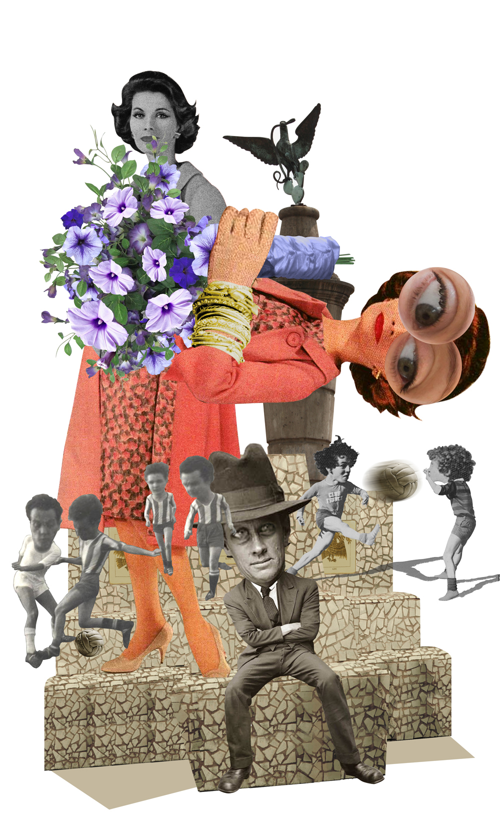 photomontage collage short story editorial