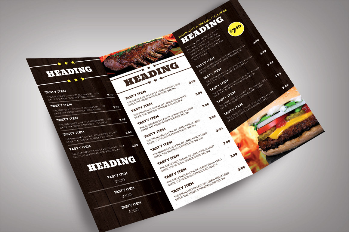 bar business classy design template elegant restaurant lounge wood business card menu brochure Multipurpose Food  wine
