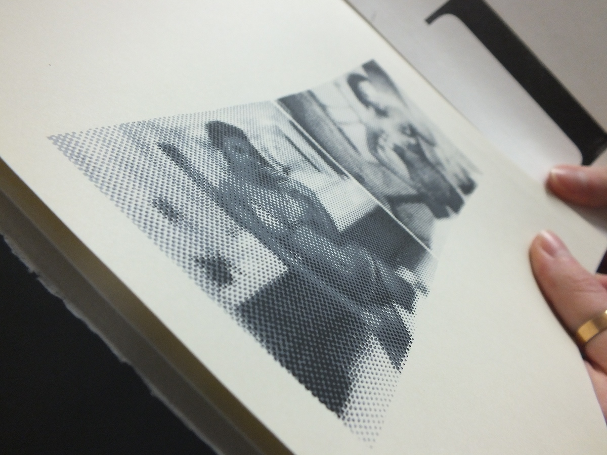 magazine compose monotone printmaking paper letterpress blind deboss screenprint