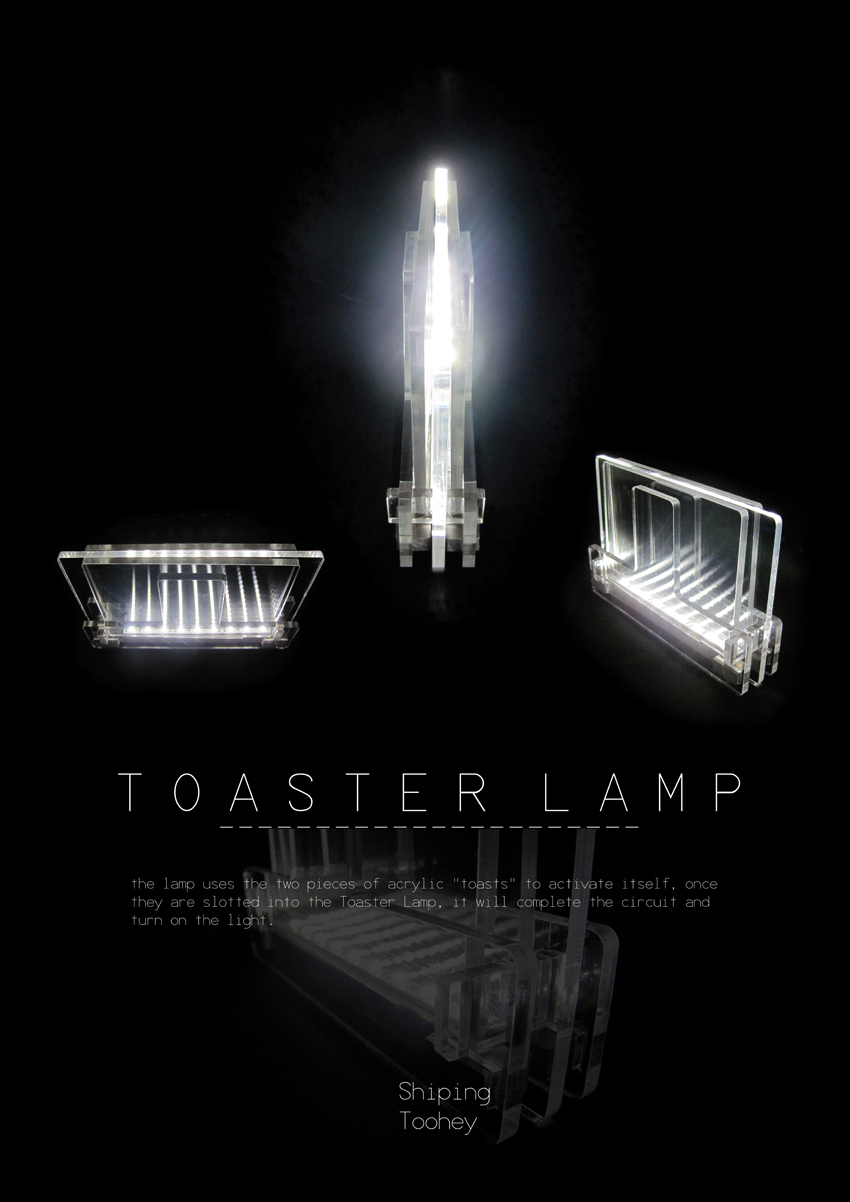 light Lamp toast toaster interaction led