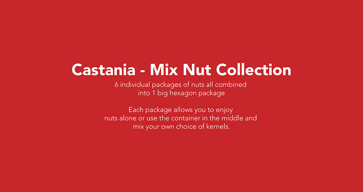 Packaging nuts box graphic desing Collection creative