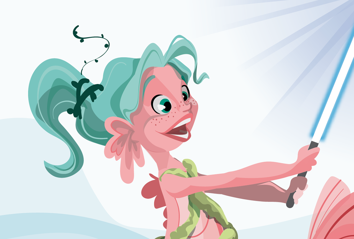 bailaora challenge dancer ILLUSTRATION  Illustrator mermaid mermay vector