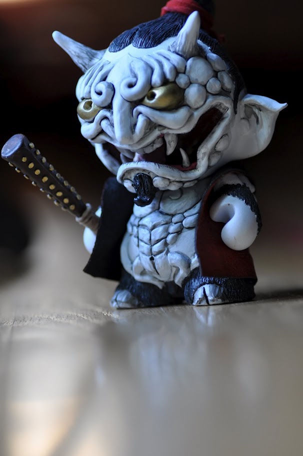 Munny Kidrobot onryo japanese demon demon teeth