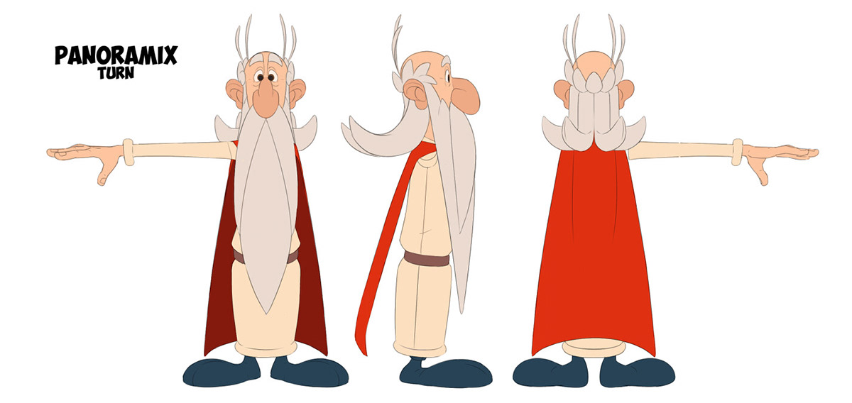 Asterix Character design  CHRIS PALAMARA Game Art