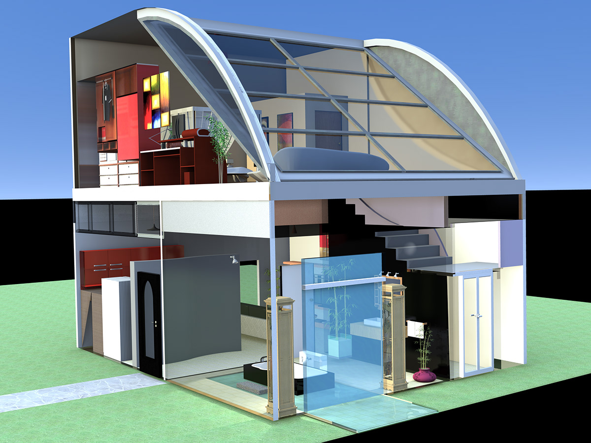 LOFT de angelis paul joseph 3D design Interior house
