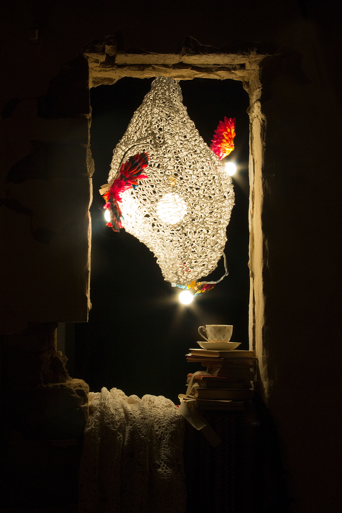 light Afrikaans nest bird conceptual