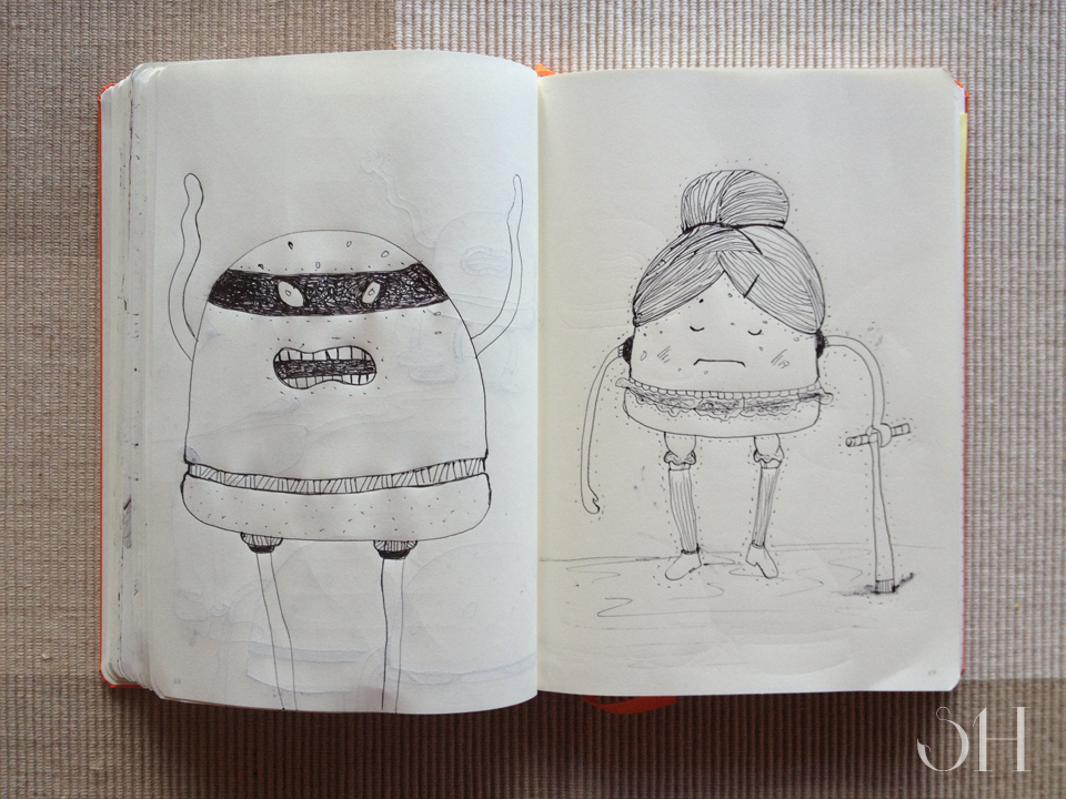 30 day challenge sketching sketchbook Stop Procrastination
