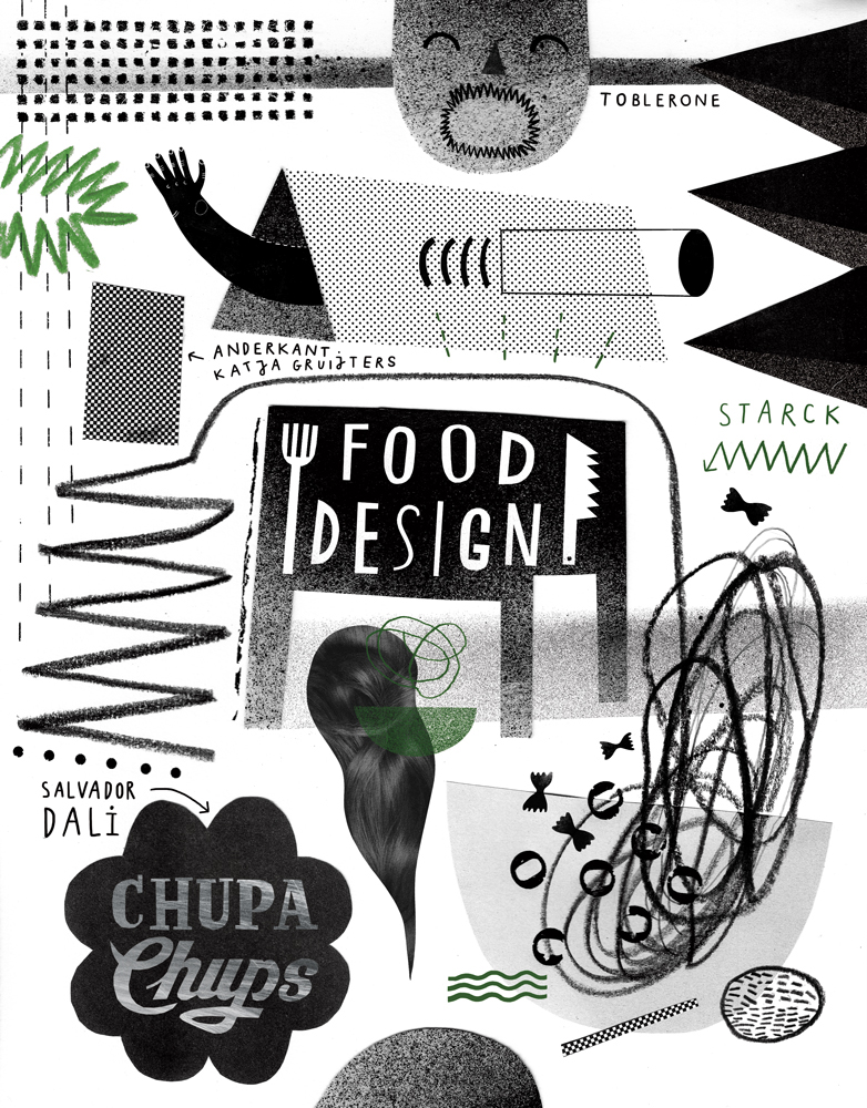 kukbuk Food  design illustrations editorial
