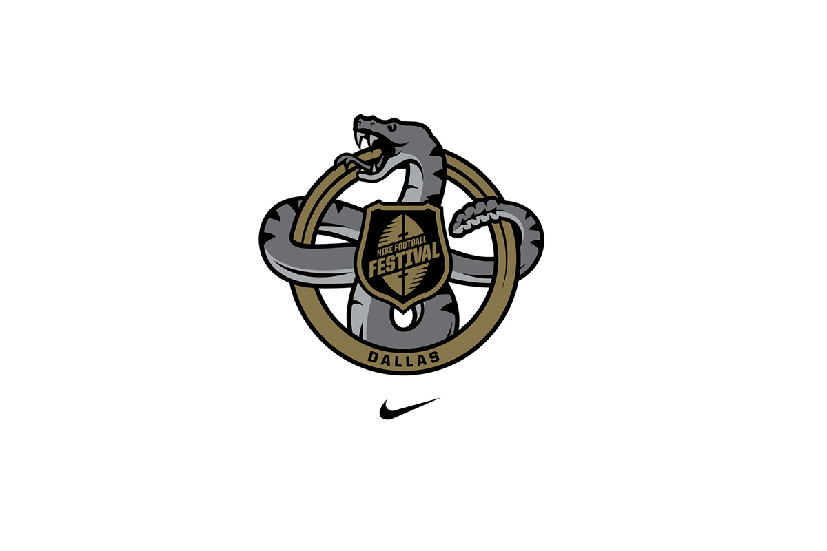 Nike nike football Football Fest hovercraft hovercraft studio football Mascot Icon pattern