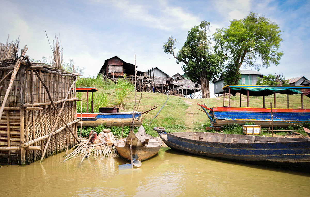 Cambodia floating village life color asie asia Cambodge digital photo