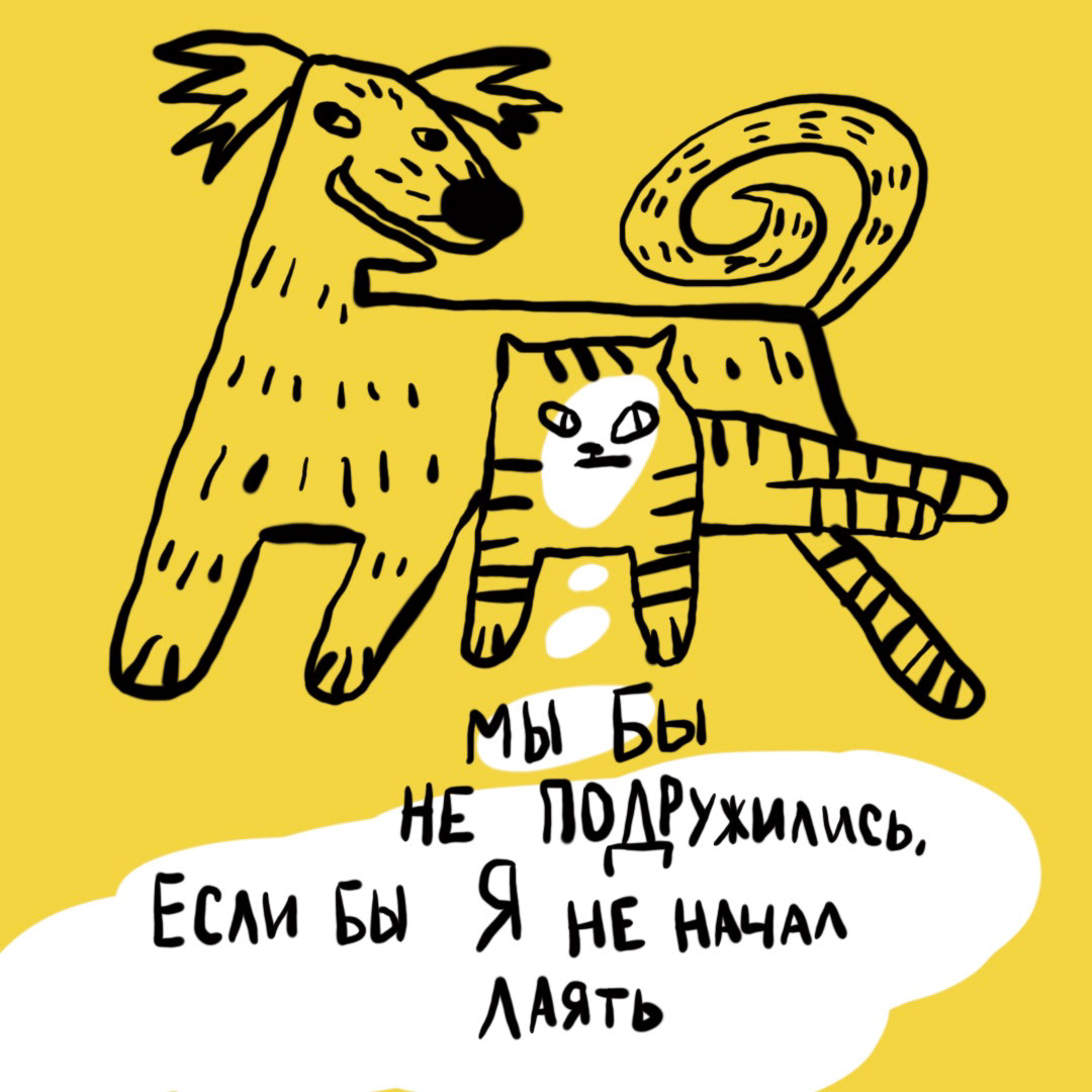 ILLUSTRATION  lettering doodle Cat dog Character design  Digital Art  Procreate