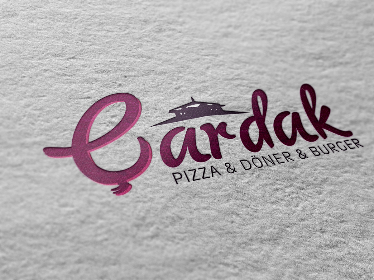 Pizza logo restaurant menu brochure catalog design Web graphic