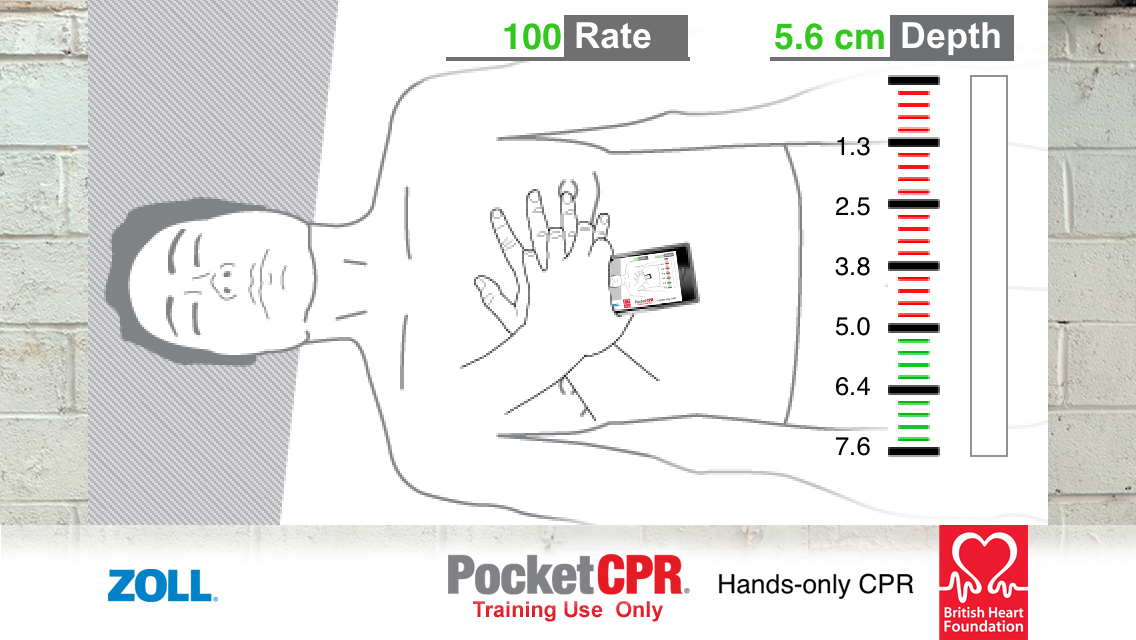 PocketCPR iphone App vinnie jones British Heart Foundation