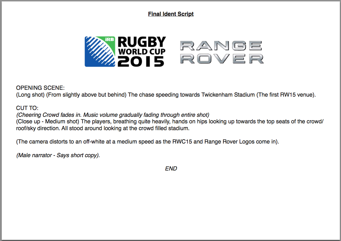 range rover Land Rover RWC rugby world cup rwc15 rugby world cup 15 Rugby