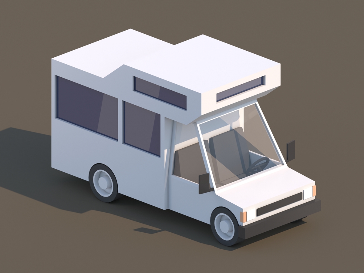 car building animal lowpoly 3D city forest Tree  Isometric cartoon