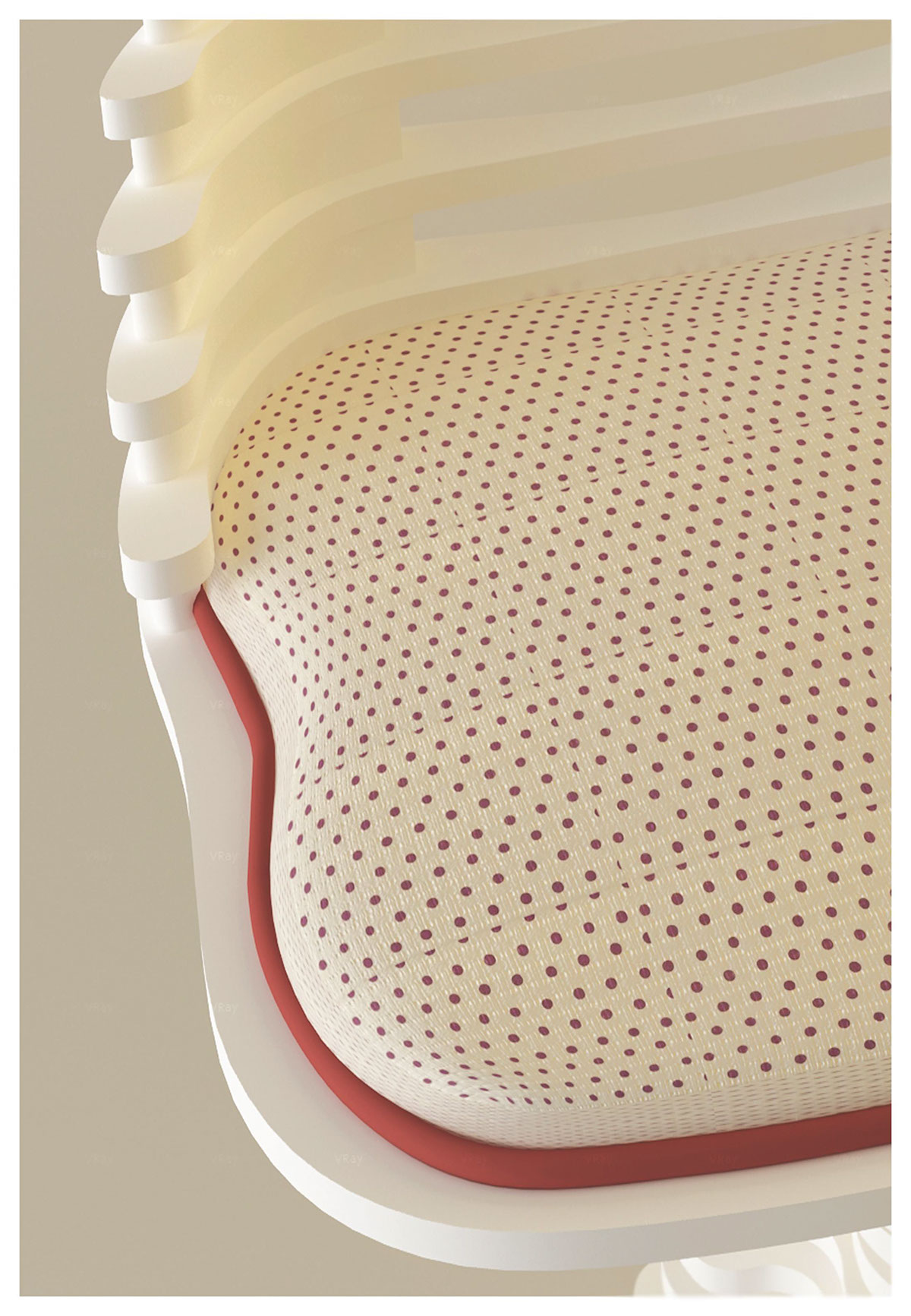 spine gravity chair andrei otet modern chiar acrilyc chair float Segments design andrei otet