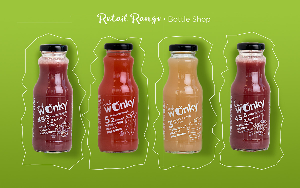 juice packaging design characters