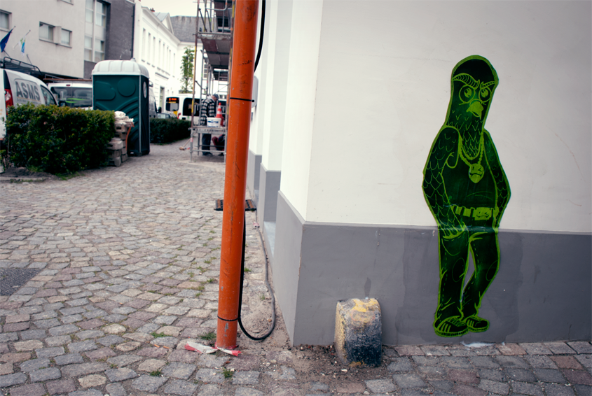 paste up urban sketchining Mechelen malinas antwerpen