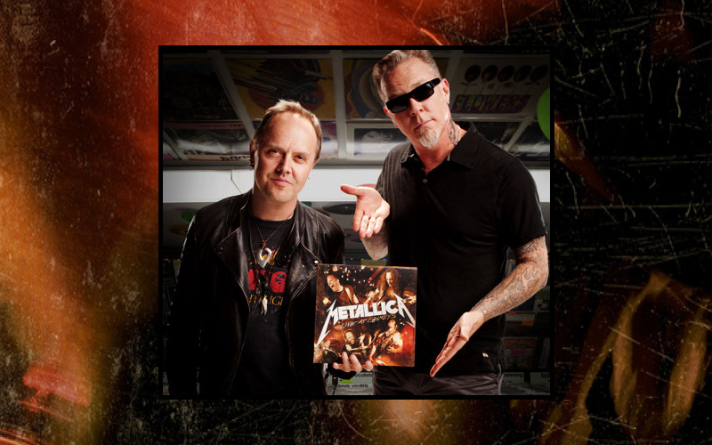 Metallica vinyl Album cover