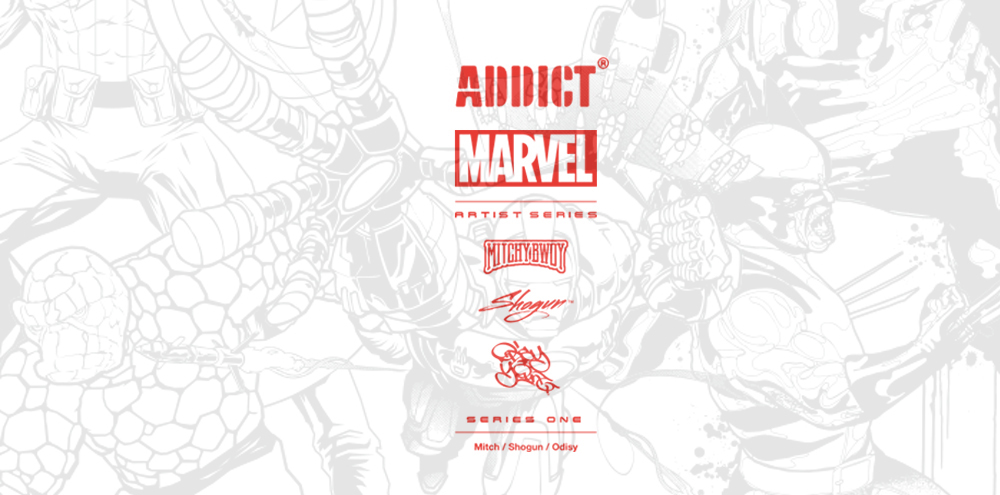 Mitchy Bwoy wolverine Hulk addict Addict Clothing Co. geekart nerd ink comics