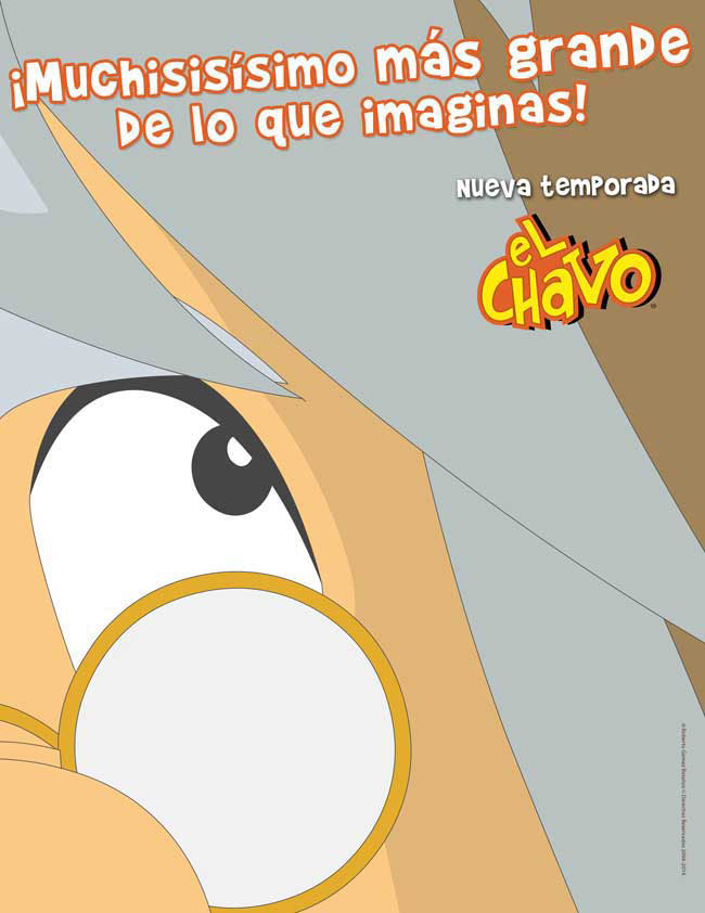 cartoon tv show campaign mexico design children chespirito EL CHAVO ANIMADO televisa