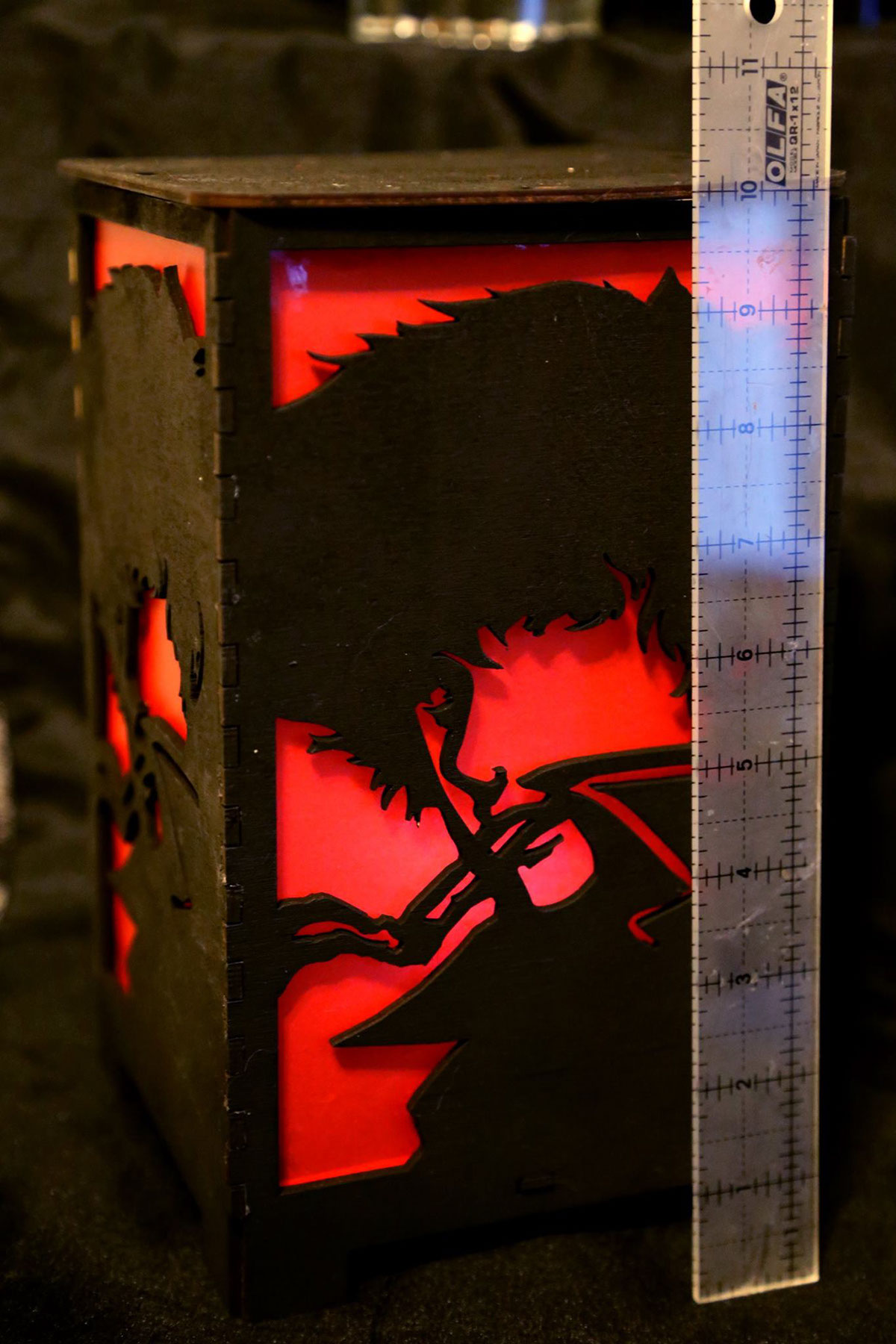 spike spiegel cowboy bebop light box Laser Engraver Laser Engraved
