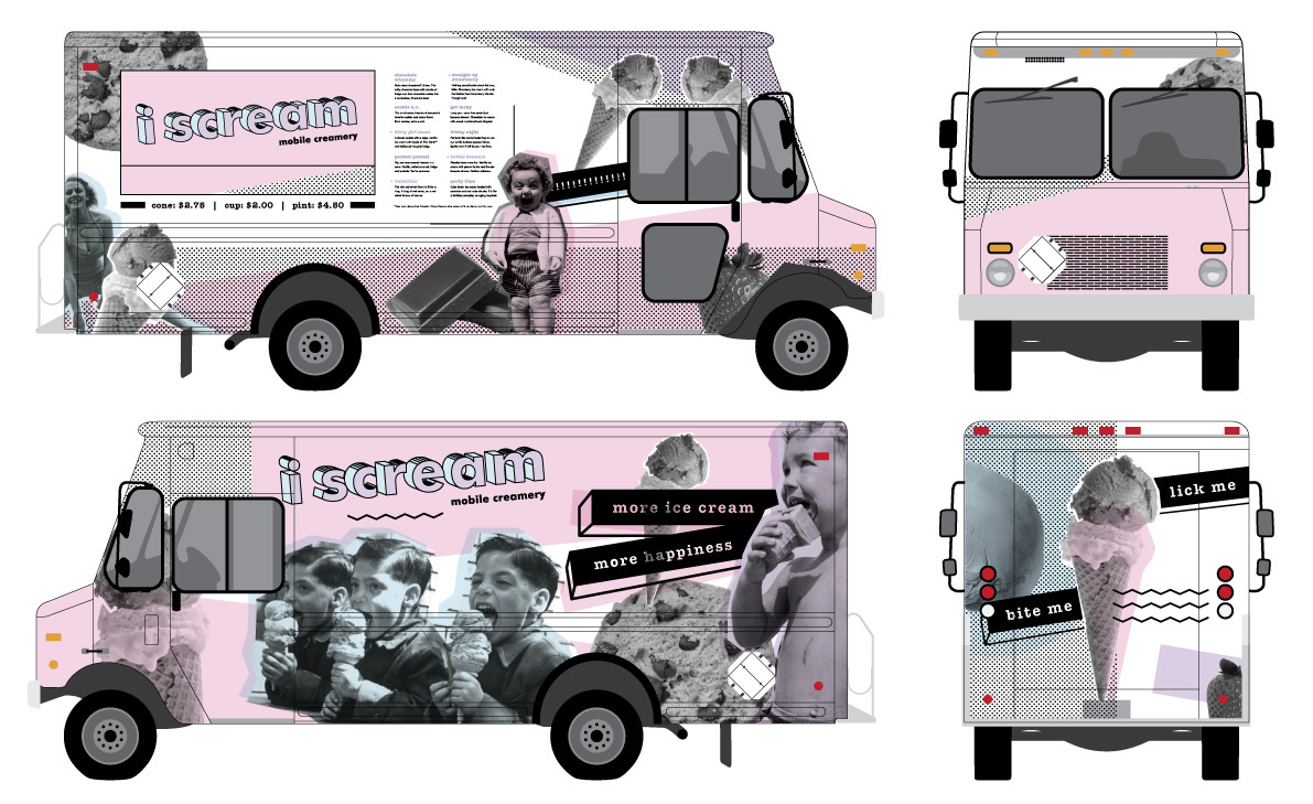 ice cream I Scream Food truck ice cream truck