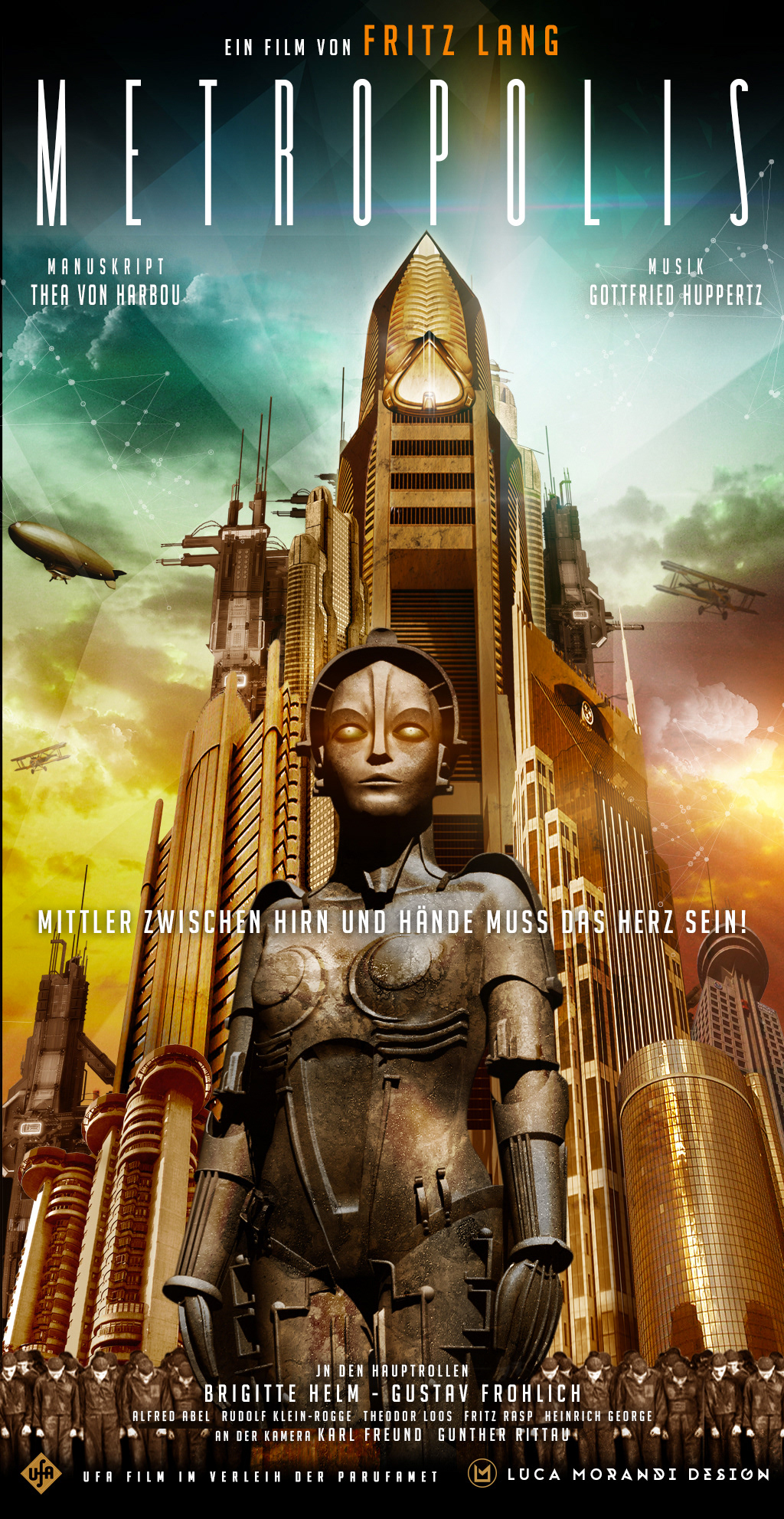 Fritz Lang metropolis movie poster poster poster movie robot Scifi